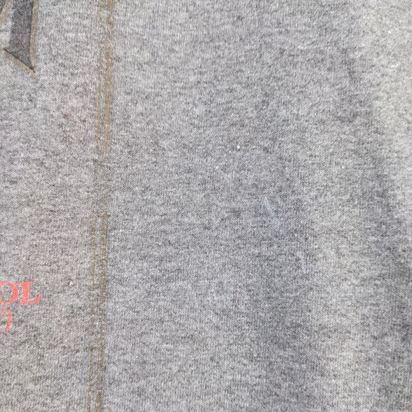 Hanes Tagless Women's Jim Beam T-Shirt Gray Large Short Sleeve Crew Neck - Picture 7 of 15